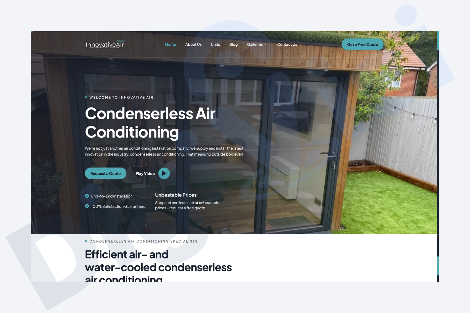Website Design Packages For Small Businesses Air Conditioning Installer Example Digivisi